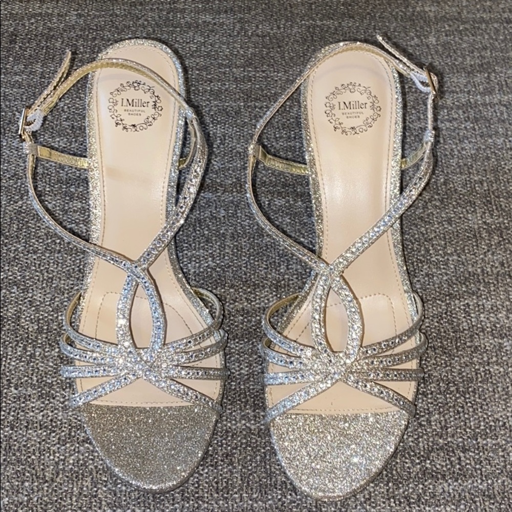 I Miller gold heels